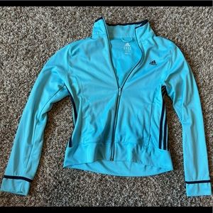 Baby blue women’s ADIDAS jacket -size medium